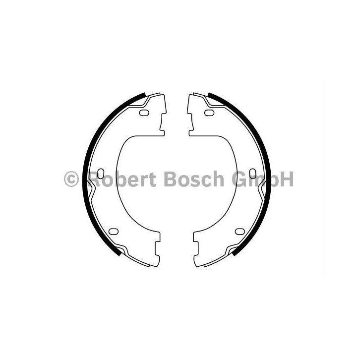 Pabuçlu Fren Balatası Mercedes Sprinter VW Crafter (2006-) - Bosch 0986487751