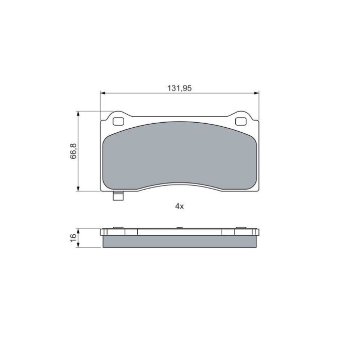 Fren Balatası Tesla Model 3 ve Model Y İçin - BOSCH 0986460084