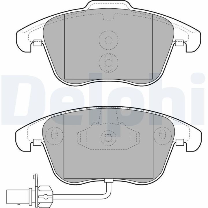 Ön Fren Balatası 155mm Audi A4 Ve A5 (2006-) - Delphi LP2107