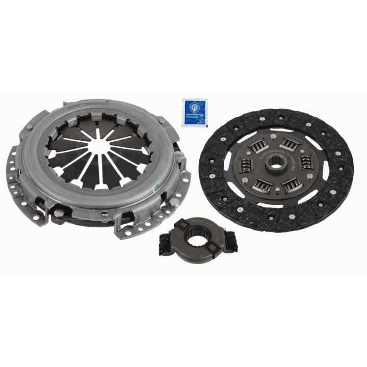 VW Golf III Polo Lupo Caddy II Seat Cordoba Ibiza II 1.4 1.6 16V Debriyaj Seti (ABU-AFK-AQQ-AEE-ALM) - SACHS 3000951661
