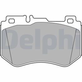 Ön Fren Balatası 129mm W205 (2013-) - Delphi LP3137