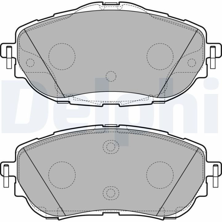 Ön Fren Balatası WVA 25698-25700 Toyota Auris Corolla (2012-) - Delphi LP2691