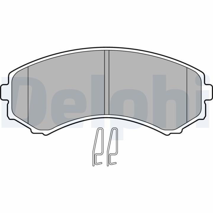 Ön Fren Balatası 139mm Pajero II 2.5TD (1990-2000) - Delphi LP1462