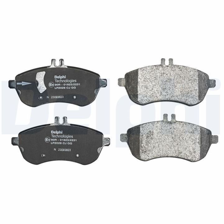 Ön Fren Balatası (146 MM) Mercedes W204 S204 W212 A207 C207 S212 R172 İçin (2007-) - DELPHİ LP2028