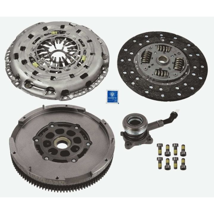 Debriyaj Seti 4'lü Kit (Volan - Deb Seti -Rulman) Ford Transit Custom 2.2Tdci 125PS (6 Vites) (2011-2014) - SACHS 2290601163