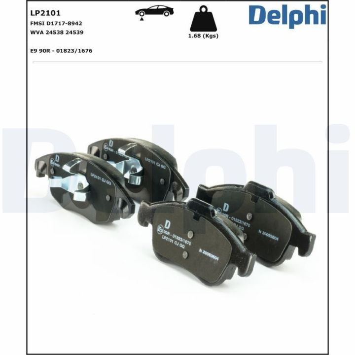Ön Fren Balatası Citroen C4 Berlingo Peugeot 5008 Partner İçin (2006-) - Delphi LP2101