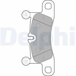 Arka Fren Disk Balatası Volkswagen Touareg 7P5 İçin (2010-) - DELPHİ LP2233