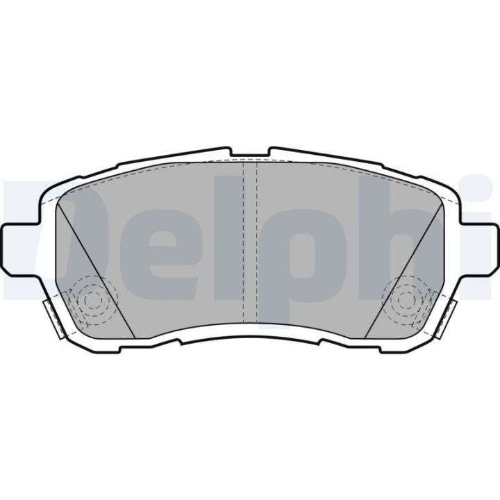 Ön Fren Disk Balatası Ford Fiesta VI Mazda 2 İçin (2008-) - DELPHİ LP2306