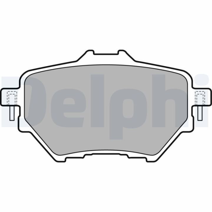 Arka Fren Balatası Peugeot 308 II Citroen C4 Picasso (2013-) - Delphi LP2505