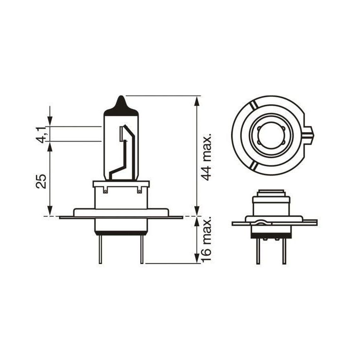 H7 Eco 12V 55W Halojen Far Ampulü - Bosch 1987302804