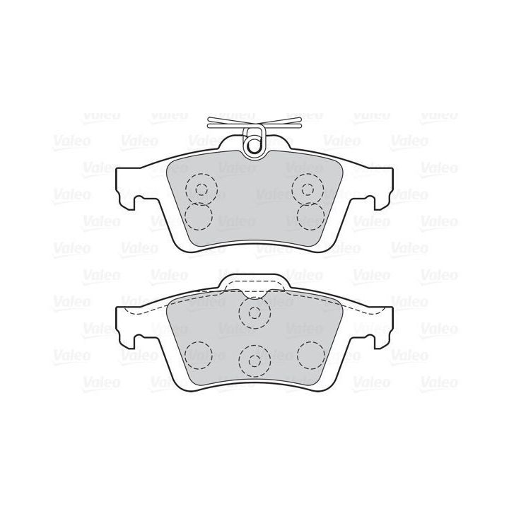 Arka Disk Fren Balatası Ford Focus Opel Vectra Renault Laguna İçin (2005-) - VALEO 670007