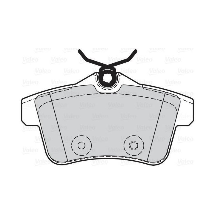 Arka Disk Fren Balatası Peugeot 308 3008 5008 RCZ (2009-) - Valeo 670105