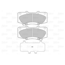 Ön Disk Fren Balatası Toyota Hilux III 2.5 3.0 D-4D (2007-) - Valeo 670284