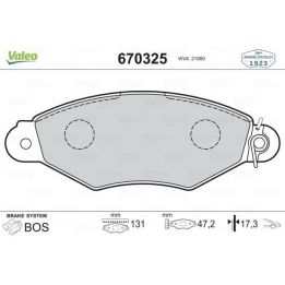 Ön Disk Fren Balatası Renault Kangoo Citroen Xsara - Valeo 670325