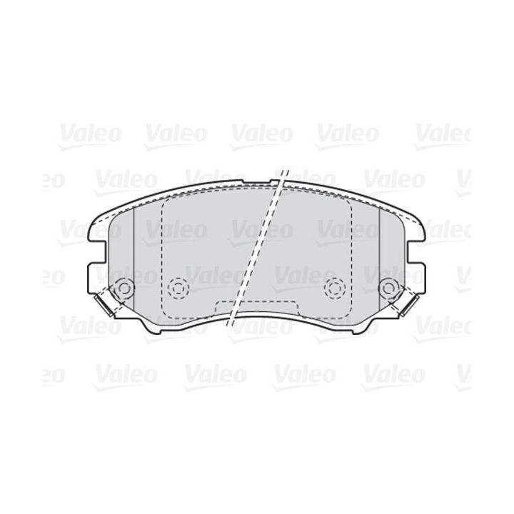 Hyundai Tucson Sonata Coupe Ve Kia Magentis İçin Ön Disk Balatası (2001-) - VALEO 670744
