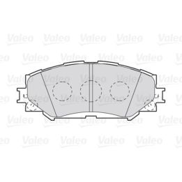 Ön Disk Balatası Toyota Auris Rav4 III İçin (2003-) - VALEO 670943