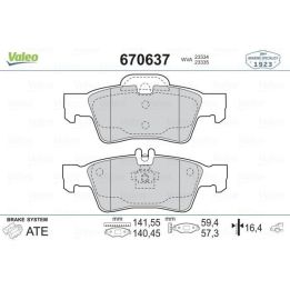 Arka Disk Fren Balatası Mercedes E-Serisi CLS C218 W211 W212 W220 W221 X218 - VALEO 670637
