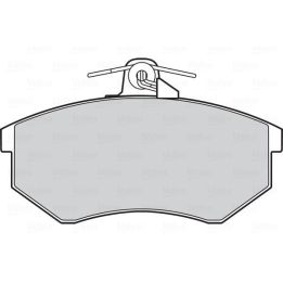Ön Disk Fren Balatası Audi A4, Cabriolet, Coupe, 80, 90 Modelleri İçin (1979-2001) - VALEO 670017