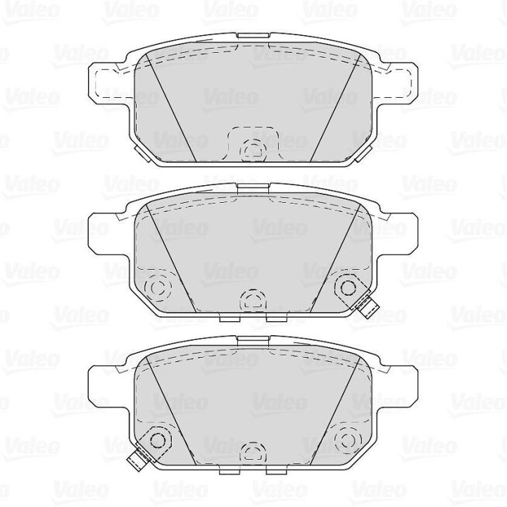Arka Disk Fren Balatası Suzuki Baleno SX4 S-Cross Swift Vitara İçin (2010-) - VALEO 670285