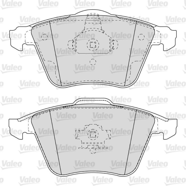 Ön Disk Fren Balatası Vectra C A4 A6 A8 Exeo Focus II Mazda 3 9-3 Volvo S40 V40 V50 C30 C70 İçin (2002-) - VALEO 670822