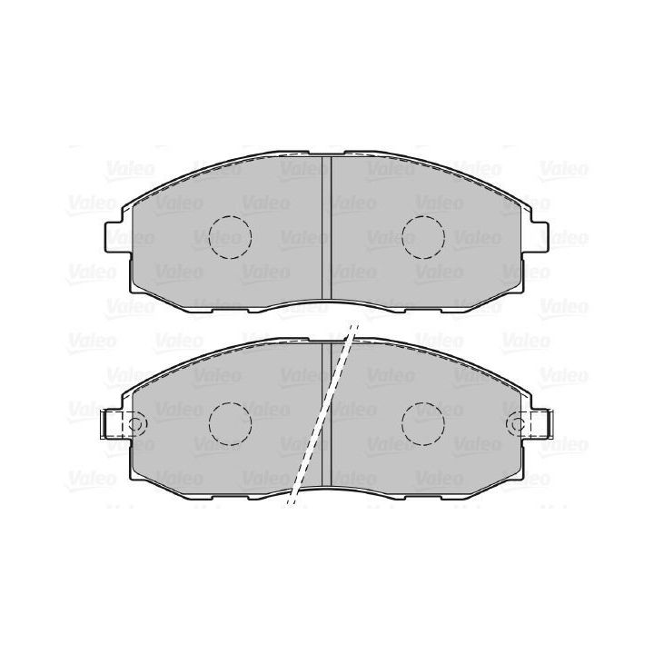 Ön Disk Fren Balatası Hyundai H-1 Starex H100 Porter İçin (1996-) - VALEO 670908