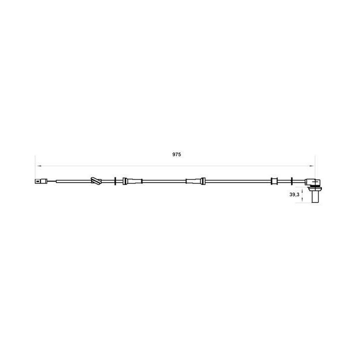 TEKERLEK DEVİR SENSÖRÜ A4 1.9 TDI AVANT 199602 - 199812; A4 1.8 199411 - 199904; A4 1.9 TDI AVANT 199908 - 200006; A4 1.6 199610