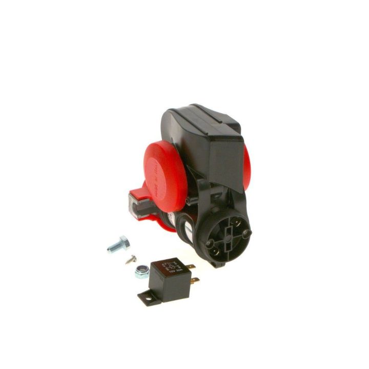 Ferrari Tipi Kompresörlü Çift Tonlu Röleli Korna 12V 240W - BOSCH 0986320400