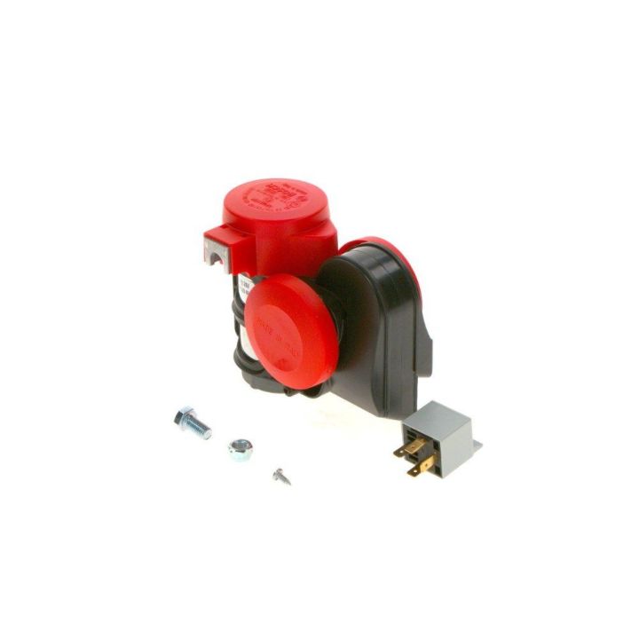 Ferrari Tipi Kompresörlü Çift Tonlu Röleli Korna 24V 520-660 HZ 115DB  - BOSCH 0986320401