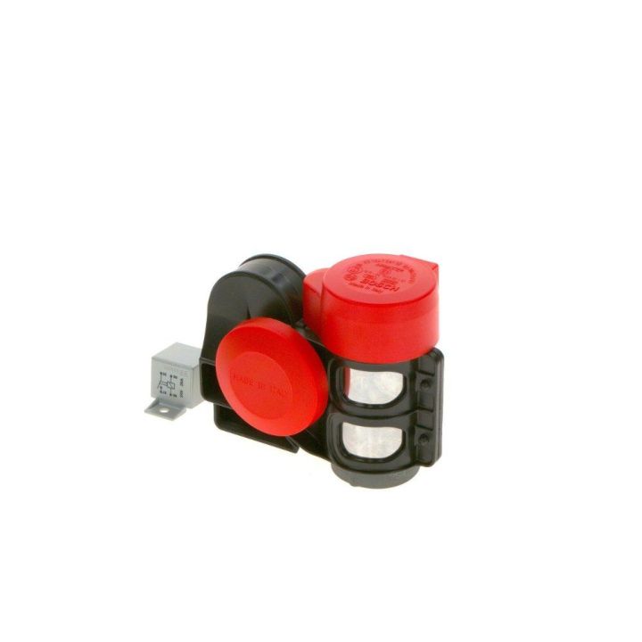 Ferrari Tipi Kompresörlü Çift Tonlu Röleli Korna 24V 520-660 HZ 115DB  - BOSCH 0986320401