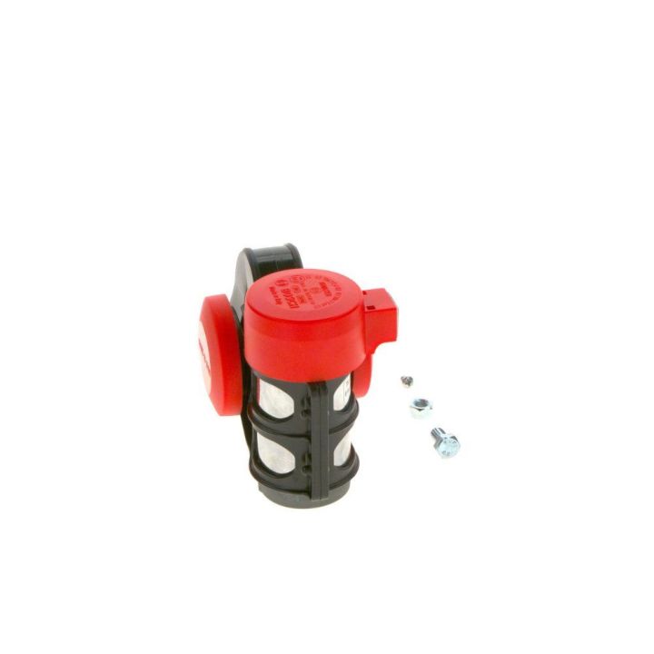 Ferrari Tipi Kompresörlü Çift Tonlu Röleli Korna 24V 520-660 HZ 115DB  - BOSCH 0986320401