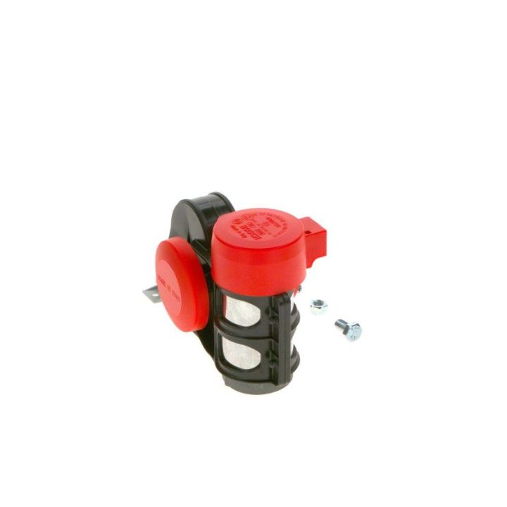 Ferrari Tipi Kompresörlü Çift Tonlu Röleli Korna 24V 520-660 HZ 115DB  - BOSCH 0986320401