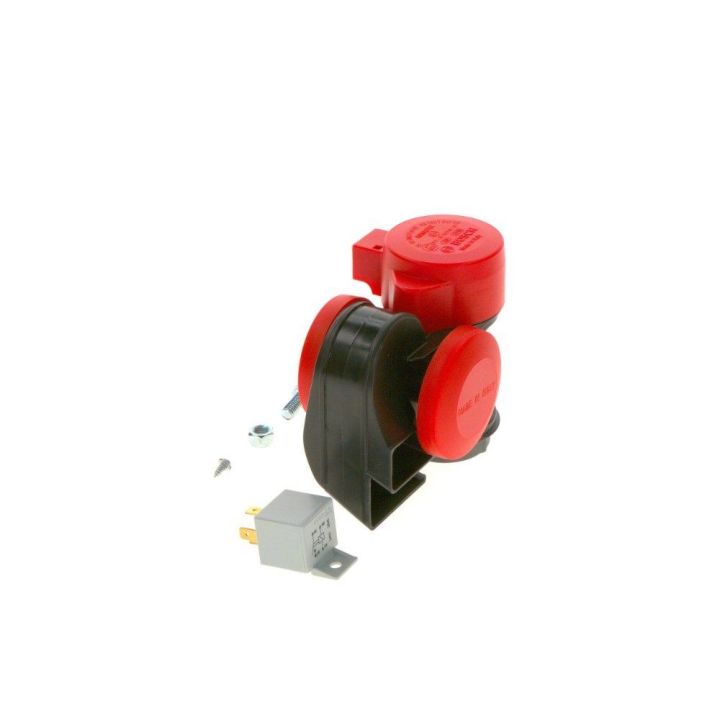 Ferrari Tipi Kompresörlü Çift Tonlu Röleli Korna 24V 520-660 HZ 115DB  - BOSCH 0986320401