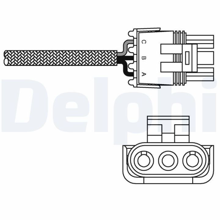 Oksijen Sensörü Opel Astra F - Vectra A Renault Clio I, Megane I - Delphi ES10990-12B1