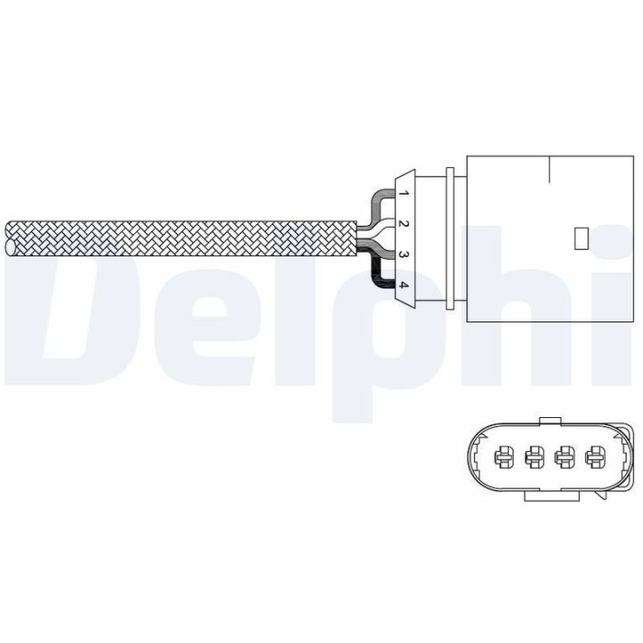 Oksijen Sensörü Bora Golf 4 Jetta 3 Passat Audi A4 (1996-2005) - Delphi ES20338-12B1