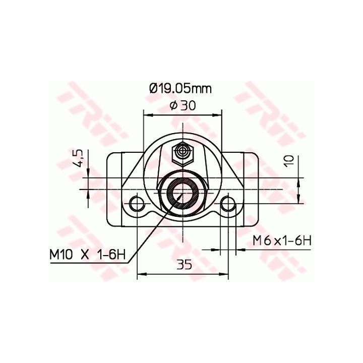 Fren Silindiri Fiat Uno 19mm Modelleri İçin (1989-1996) - TRW BWD110