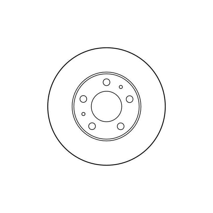 Ön Havalı Fren Diski Takımı Peugeot Boxer Citroen Jumper Fiat Ducato 280mm - TRW DF2721
