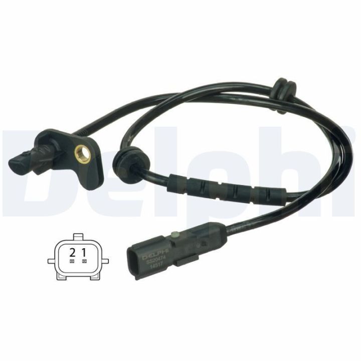 Abs Hız Sensörü Arka Renault Renault Clio, Clio Grandtour, Zoe 06/2012 + - Delphi SS20474