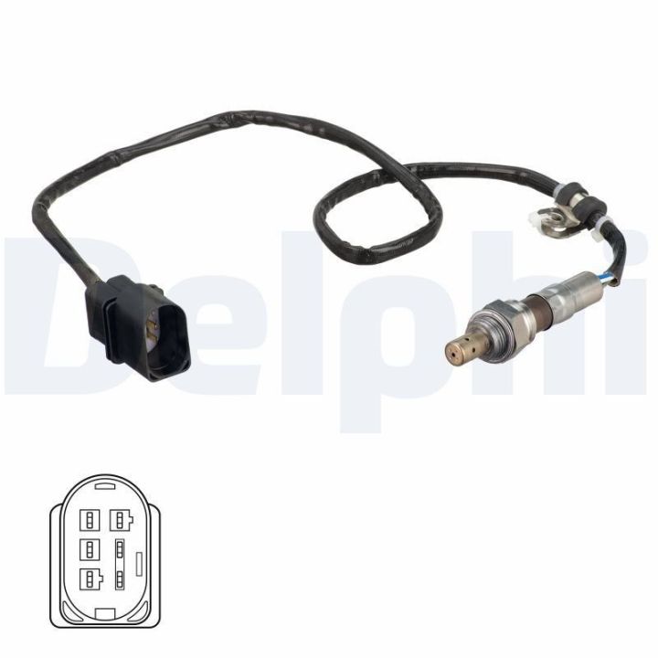 Oksijen Sensörü LZA07-V1 Golf, Jetta, Passat, BSE, BSF, BGU 1.6 102Hp Motorlar - Delphi ES21102-12B1