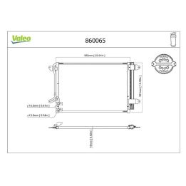 Condenser Volkswagen Jetta IV 02.2011 üstü - VALEO 860065