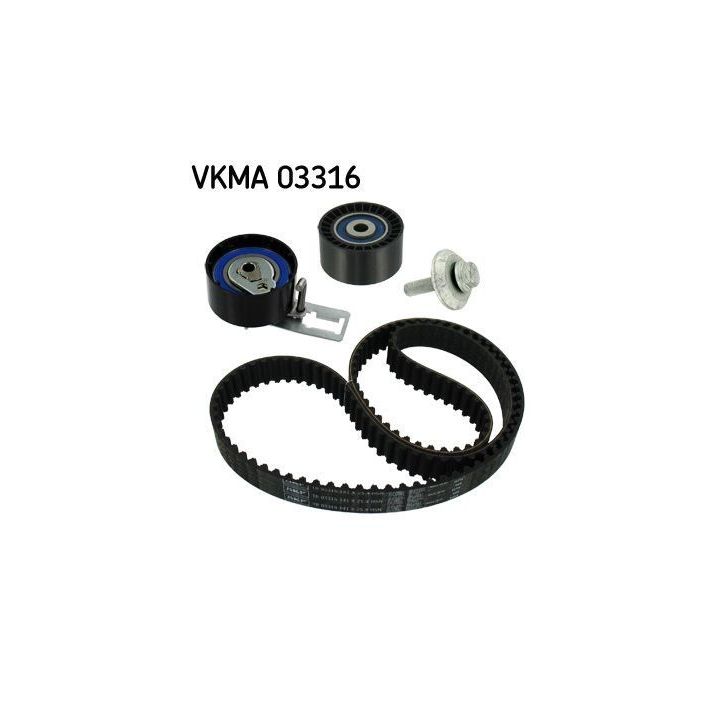 Triger Kayış Seti (141 Diş) Citroen Berlingo C3, Fiat Scudo, Ford Fiesta Focus, Peugeot 207 308 - SKF VKMA03316