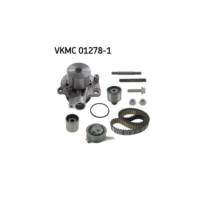 Triger Kayış Seti + Su Pompası VW Golf Passat, Skoda Octavia, Seat Leon, Audi A3 A4 A6 Q3 (2012-) - SKF VKMC01278-1