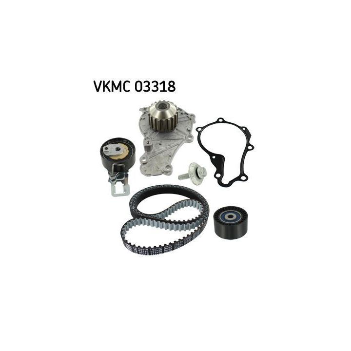 Triger Kayış Seti + Su Pompası (141 Diş) Citroen C3 C4, Ford Focus Fiesta, Peugeot 208 308 İçin - SKF VKMC03318