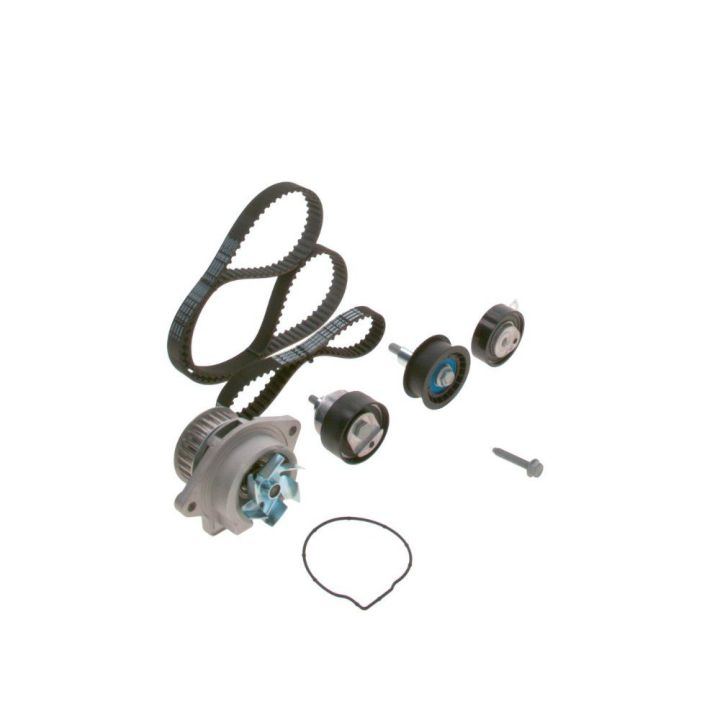 Triger Seti Devirdaimli 3 Rulmanlı Çift Kayış Audi Seat Skoda VW BCB Motor İçin - BOSCH 1987946907