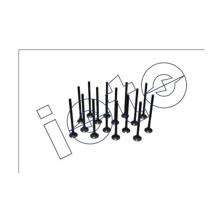Subap Takımı 8 In + 8 Ex (Nitrasyonlu) Fiat Opel 1.3 Multijet Euro4 In (22*6*109.3) Ex (22*6*109.3)- ioto 10901-12601