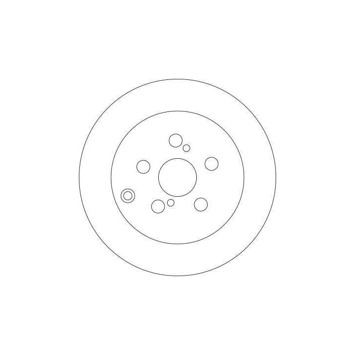 TRW Fren Disk Arka I Toyota: Avensis (t25), Avensis Combi (t25), Avensis Saloon (t25) 2005-2013