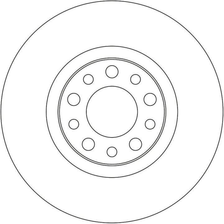 TRW Fren Disk Ön I Alfa Romeo 159 (939), 159 Sportwagon (939), Brera (939), Giulietta (940), Spider (939)-Fiat: 500X (334) 10-12