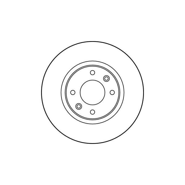 DF2796 Fren Disk Ön Citroen Xantia (X1, X2), Xantia Break (X1, X2) - Peugeot 406 (8B), 406 Break (8E/F), 406 Coupe (8C) 2000-16