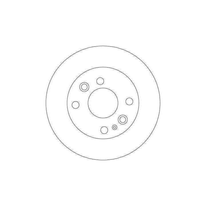 TRW Fren Disk Ön I Kia: Rio Estate (dc), Rio Saloon (dc) 2005-2014