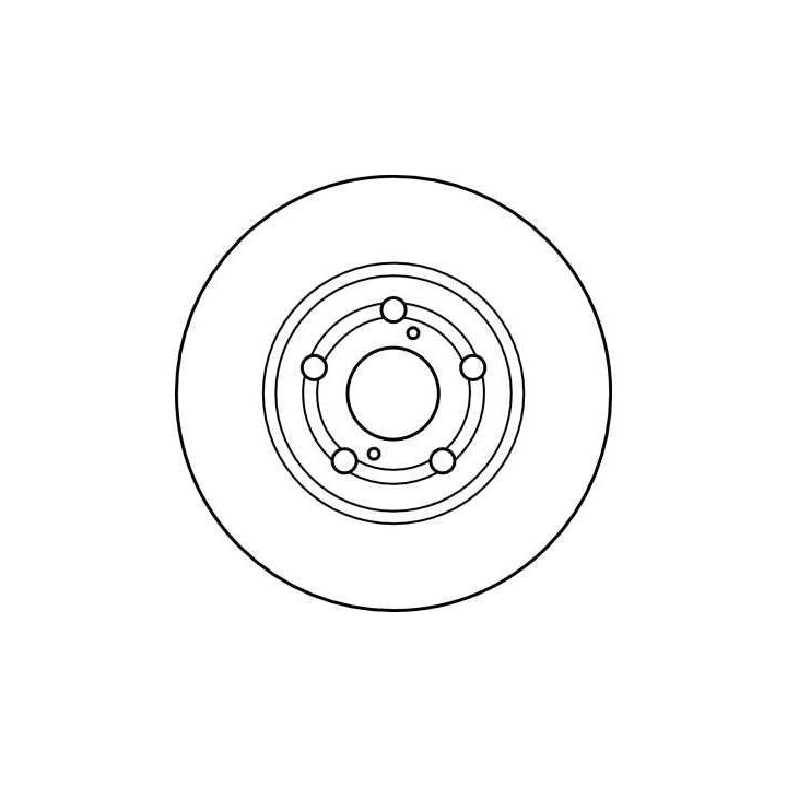 TRW Fren Disk Ön I Toyota: Avensis (t22), Avensis Estate (t22), Avensis Liftback (t22), Corona Saloon (t21) 1997-2014