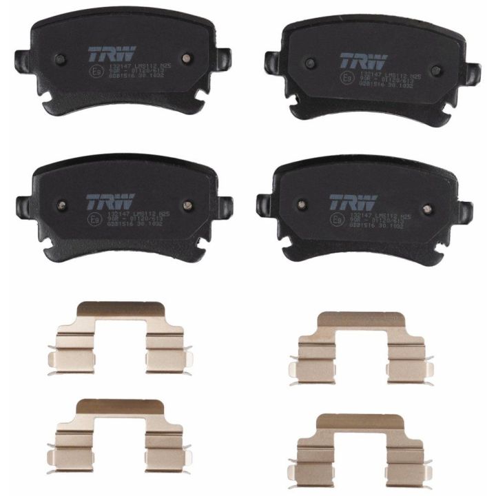 TRW Arka-Ön Disk Balata Audi A4 (8e2, B6), A4 (8ec, B7), A4 Avant (8e5, B6), A4 Avant (8ed, B7), A4 Convertible (8h7, B6,8he,b7)